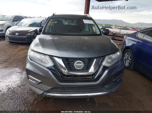 KNMAT2MTXJP524695 2018 NISSAN ROGUE Gray Սարքավորումների վահանակի տեսք