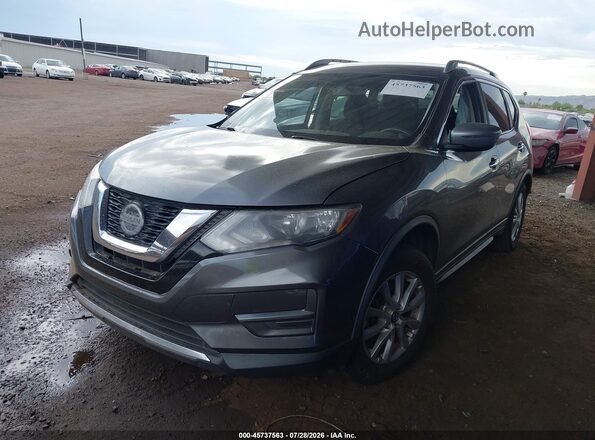 KNMAT2MTXJP524695 2018 NISSAN ROGUE Серый Передняя левая четверть