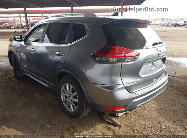 KNMAT2MTXJP524695 2018 NISSAN ROGUE Серый Задняя левая четверть