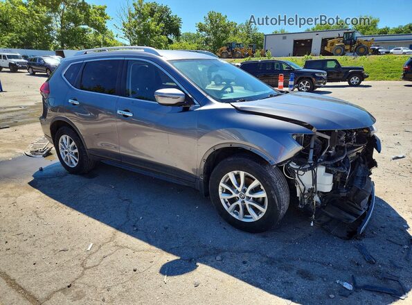 KNMAT2MTXJP613005 2018 NISSAN ROGUE Gray Front right