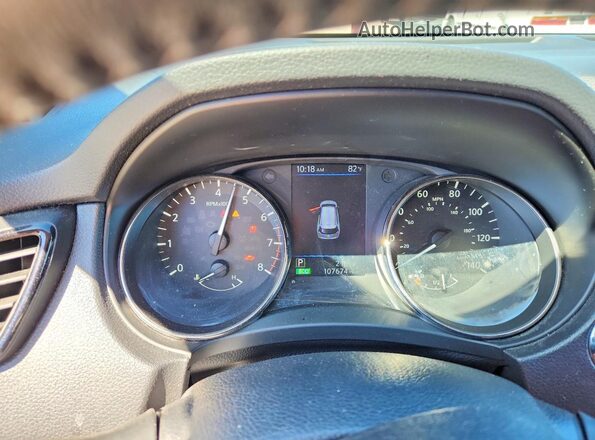 KNMAT2MTXJP613005 2018 NISSAN ROGUE Gray Instrument cluster view