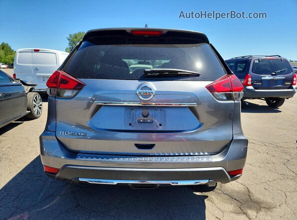 KNMAT2MTXJP619239 2018 NISSAN ROGUE Gray Vista trasera