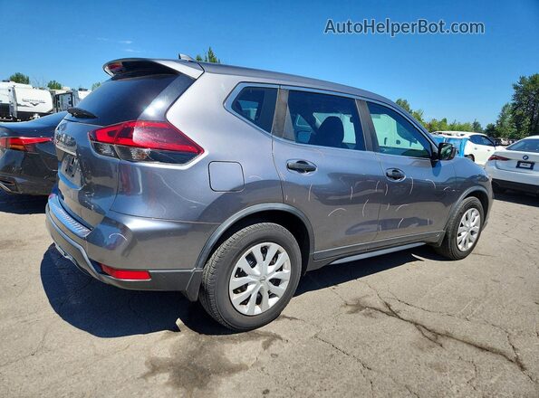 KNMAT2MTXJP619239 2018 NISSAN ROGUE Gray Trasero derecho