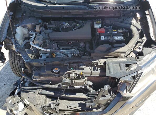 KNMAT2MTXJP622609 2018 NISSAN ROGUE Gray Շարժիչի բաժամունքի տեսք
