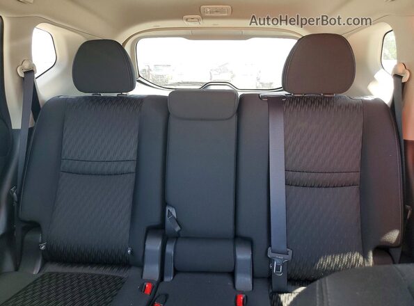 KNMAT2MTXJP622609 2018 NISSAN ROGUE Gray Հետևի նստատեղերի տեսք