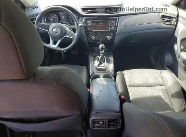 KNMAT2MTXKP529882 2019 NISSAN ROGUE Black წინა პანელის ხედი