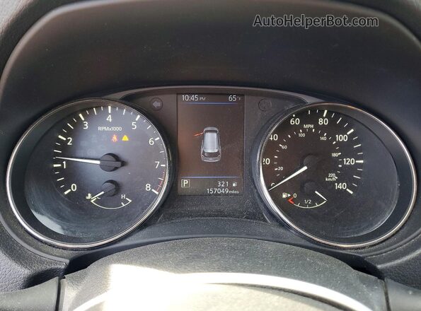 KNMAT2MTXKP529882 2019 NISSAN ROGUE Black ხელსაწყოთა პანელის ხედი