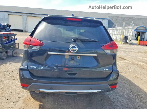 KNMAT2MTXKP529882 2019 NISSAN ROGUE Black უკანა ხედი