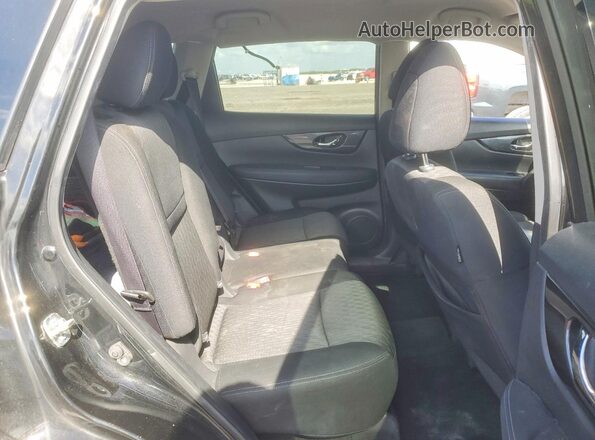 KNMAT2MTXLP512985 2020 NISSAN ROGUE Black Widok wnętrza z tyłu