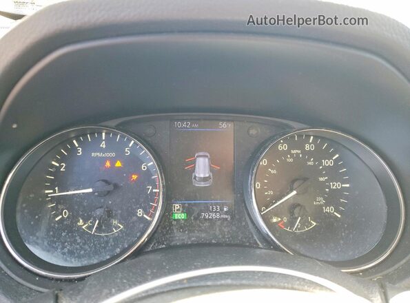 KNMAT2MTXLP522903 2020 NISSAN ROGUE Gray Вид щитка приладів