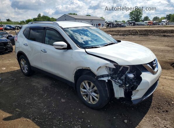 KNMAT2MV0GP593454 2016 NISSAN ROGUE White Przód prawy