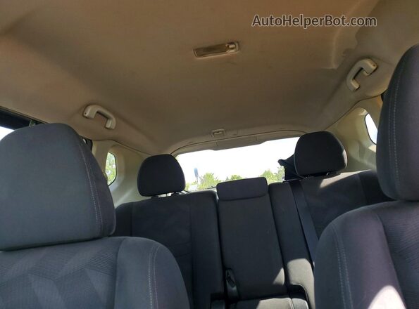 KNMAT2MV0GP593454 2016 NISSAN ROGUE White Widok tylnych siedzeń