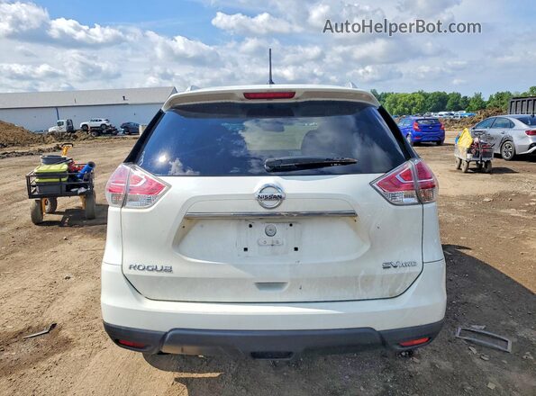 KNMAT2MV0GP593454 2016 NISSAN ROGUE White Widok z tyłu