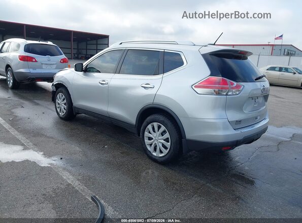 KNMAT2MV0GP595835 2016 NISSAN ROGUE Silver Trasero izquierdo