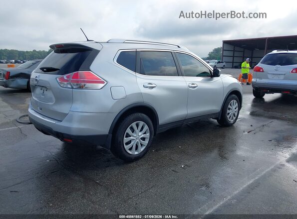 KNMAT2MV0GP595835 2016 NISSAN ROGUE Silver Trasero derecho