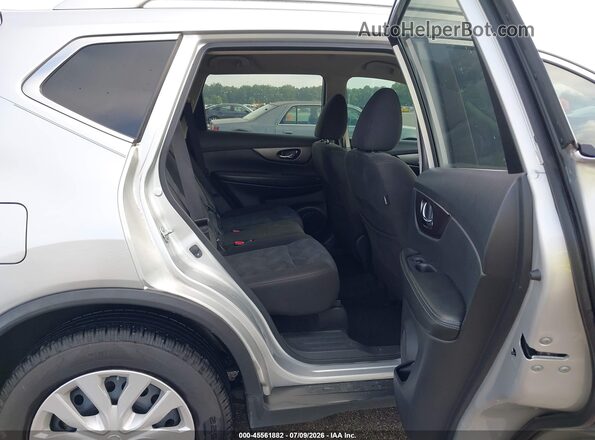 KNMAT2MV0GP595835 2016 NISSAN ROGUE Silver Vista de la etiqueta del VIN