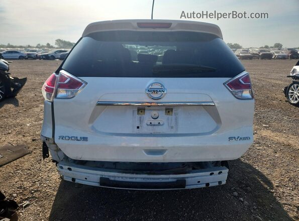 KNMAT2MV0GP626713 2016 NISSAN ROGUE White უკანა ხედი