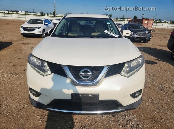 KNMAT2MV0GP626713 2016 NISSAN ROGUE White წინა ხედი