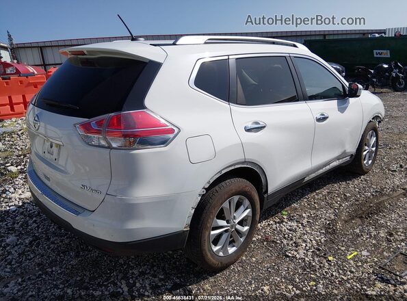 KNMAT2MV0GP655693 2016 NISSAN ROGUE White Tył prawy