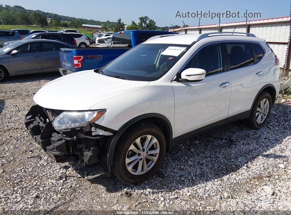 KNMAT2MV0GP655693 2016 NISSAN ROGUE White Przód lewy