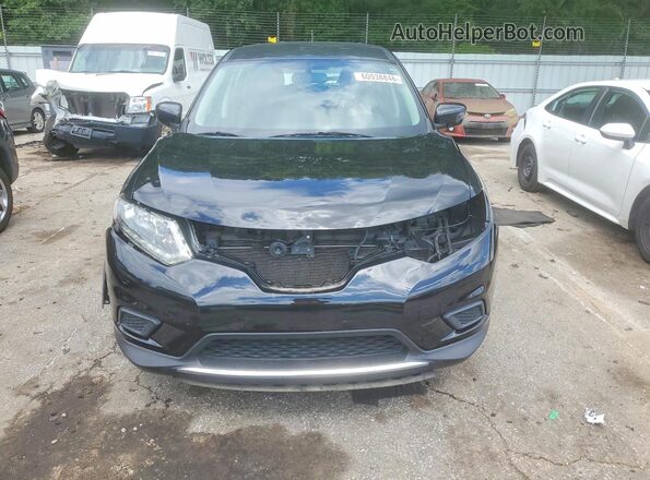 KNMAT2MV0GP660621 2016 NISSAN ROGUE Black Դիմացի տեսք