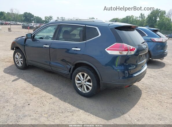 KNMAT2MV0GP660957 2016 NISSAN ROGUE Blue Հետևի ձախ