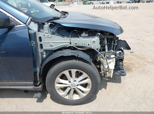 KNMAT2MV0GP660957 2016 NISSAN ROGUE Blue Սալոնի հետևի տեսք
