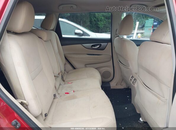 KNMAT2MV0GP663390 2016 NISSAN ROGUE Red VIN კოდის სტიკერის ხედი