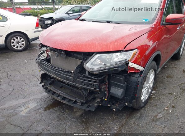 KNMAT2MV0GP663390 2016 NISSAN ROGUE Red წინა ხედი