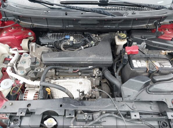 KNMAT2MV0GP663390 2016 NISSAN ROGUE Red უკანა ხედი