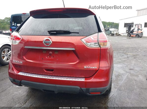 KNMAT2MV0GP663390 2016 NISSAN ROGUE Red 