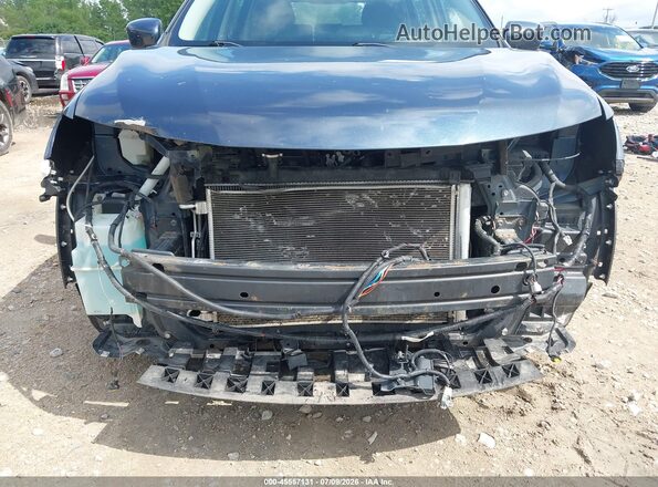KNMAT2MV0GP665365 2016 NISSAN ROGUE Blue Front view