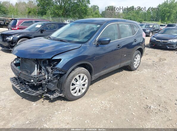 KNMAT2MV0GP665365 2016 NISSAN ROGUE Blue Front left