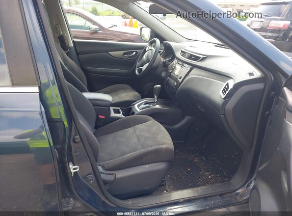 KNMAT2MV0GP665365 2016 NISSAN ROGUE Blue Front interior view
