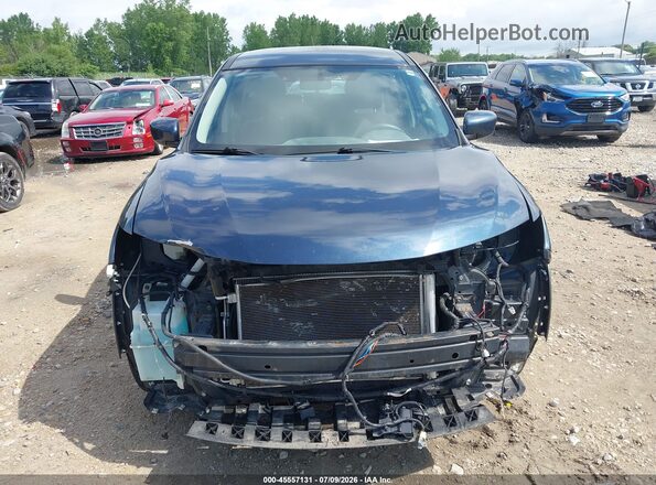 KNMAT2MV0GP665365 2016 NISSAN ROGUE Blue Instrument cluster view