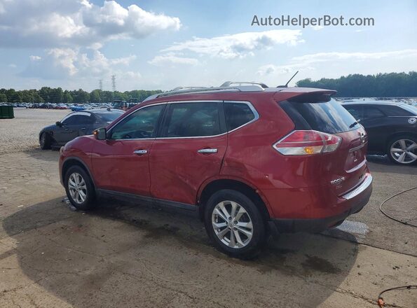 KNMAT2MV0GP670405 2016 NISSAN ROGUE Burgundy Rear left