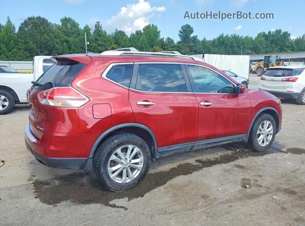 KNMAT2MV0GP670405 2016 NISSAN ROGUE Burgundy Rear right
