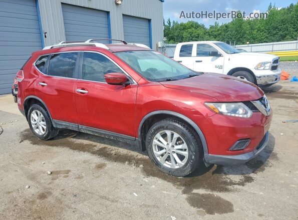 KNMAT2MV0GP670405 2016 NISSAN ROGUE Burgundy Front right