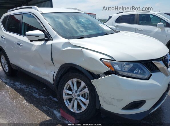 KNMAT2MV0GP670890 2016 NISSAN ROGUE White Դիմացի տեսք