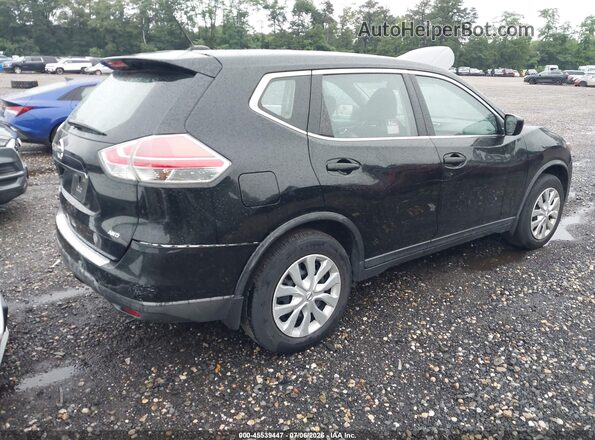 KNMAT2MV0GP709400 2016 NISSAN ROGUE Black უკანა მარჯვენა