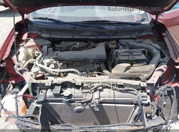 KNMAT2MV0GP722387 2016 NISSAN ROGUE Red Հետևի տեսք