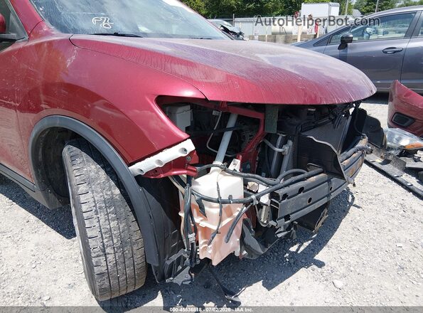 KNMAT2MV0GP722387 2016 NISSAN ROGUE Red 