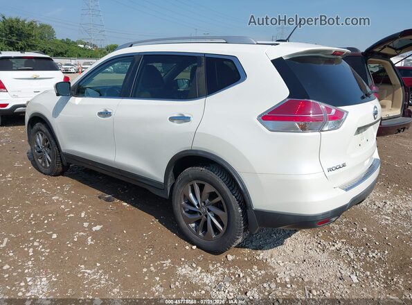KNMAT2MV0GP736368 2016 NISSAN ROGUE White Tył lewy