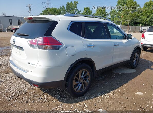 KNMAT2MV0GP736368 2016 NISSAN ROGUE White Tył prawy
