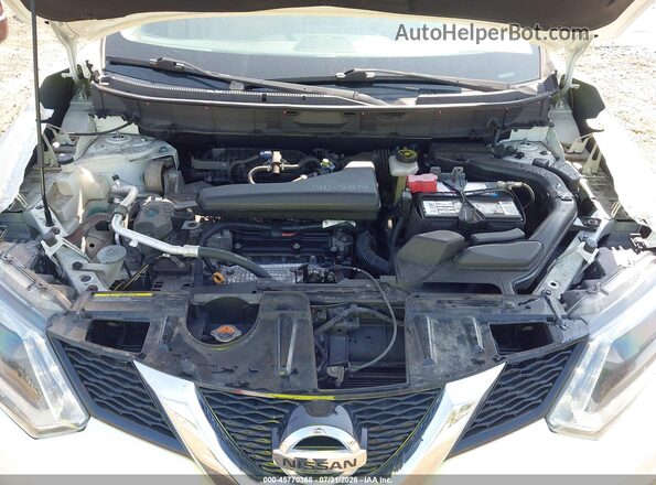 KNMAT2MV0GP736368 2016 NISSAN ROGUE White Widok z tyłu