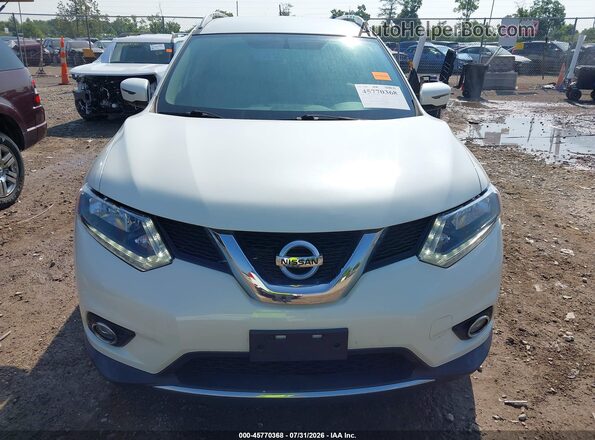 KNMAT2MV0GP736368 2016 NISSAN ROGUE White Widok z przodu