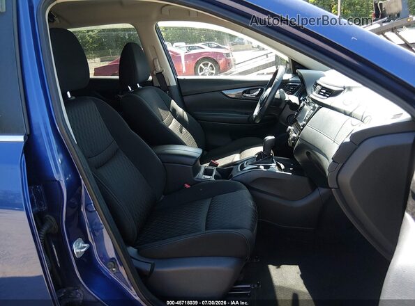 KNMAT2MV0HP511918 2017 NISSAN ROGUE Blue წინა სალონის ხედი
