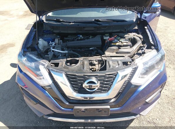 KNMAT2MV0HP511918 2017 NISSAN ROGUE Blue უკანა ხედი