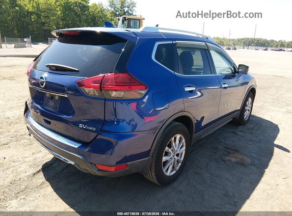 KNMAT2MV0HP511918 2017 NISSAN ROGUE Blue უკანა მარჯვენა