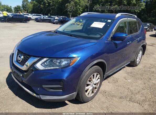 KNMAT2MV0HP511918 2017 NISSAN ROGUE Blue წინა მარცხენა ხედი სამი მეოთხედიდან